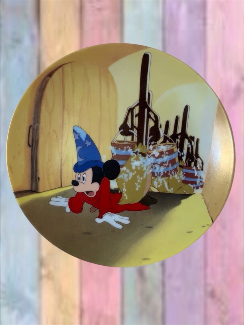 PLATE #5 Knowles Fantasia Wizardry Gone Wild Mickey Collectible Plate